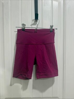 lululemon athletica High-Rise Bike Shorts in Deep Pink